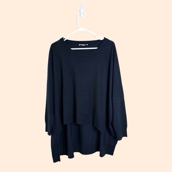 Michael Kors Italy Black Cashmere Blend Sweater - Picture 1 of 8